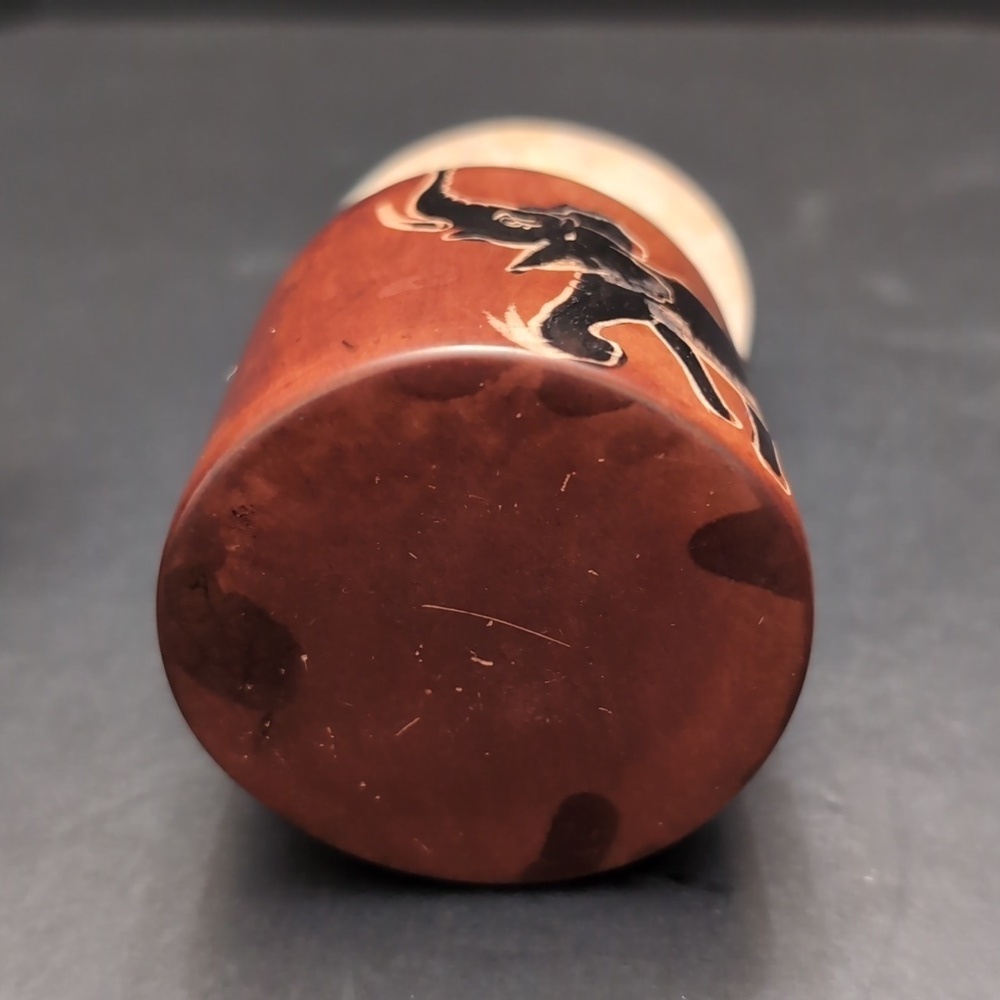 Kuku Hut,Hand carved Brown Stone Sugar And Creamer Set with Tray. - Picture 10 of 16